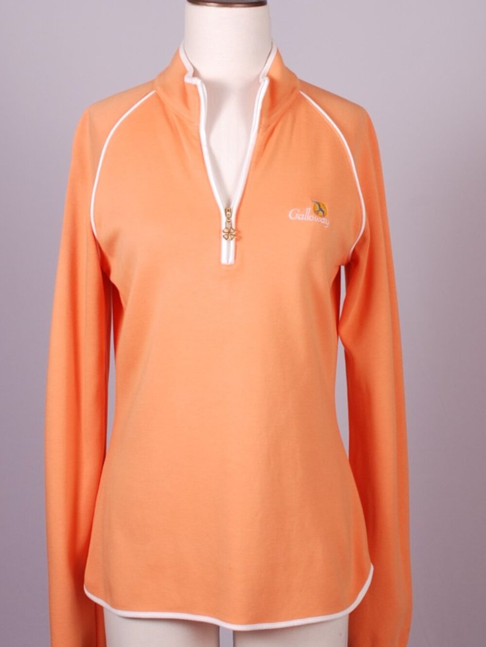 EUC Clover by Bobby Jones Qtr Zip Pullover, Sz - M